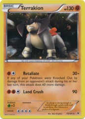 Terrakion 73/101 Cosmos Holo Promo - Black & White Blister Exclusive